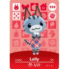 Lolly - Nintendo Animal Crossing Happy Home Designer Series 4 Amiibo Card - 333