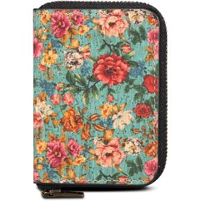 maogoam for MagSafe Wallet Women, Zipper Magnetic Cards Holder Wallet, Stronger Magnetic Wallet for iPhone 16/15/14/13/12, Leather Wallet Fit 5-7 Cards and Cash, Coin, RFID Blocking, Gerbera in Kuwait