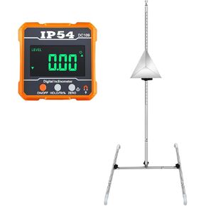 Fit for Honda Toyota Kia Ford ADAS Radar Aiming Calibration Tool with 0-30 Centimeter Scale,Digital Level Angle Gauge with Backlight & Magnetic Base