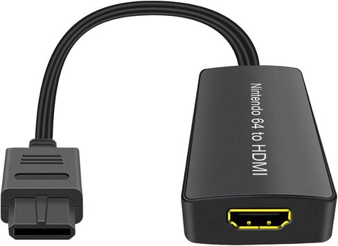 Nintendo64 إلى HDMI Converter ، HD Link Cable N64 إلى تلفزيون HDMI جديد ، سدادة وتشغيل ، استعادة شاشة اللعبة in Saudi Arabia