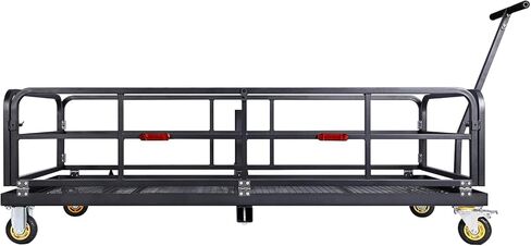 Hitch-Mounted Cargo Carrier - Rear Luggage Carrier, 750 Lbs Folding Hitch Mount Cargo Basket for 2" Receiver, Heavy-Duty Luggage Storage for SUV, RV, Truck, and Trailer in Saudi Arabia