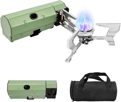 Portable Camping Stove, 2600W Portable Stove, Foldable Camp Stove, Outdoor Gas Stove, Butane Stove, Backpacking Stove with Storage Bag for Camping, Hiking, Picnic, Backpacking, RV in Saudi Arabia