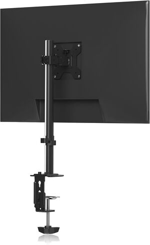 Pholiten Single Monitor Stand, Heavy Duty Adjustable Monitor Arm Desk Mount for 13-32Inch, Tilt, Swivel, Rotate, Support 22 lbs,Black in Kuwait