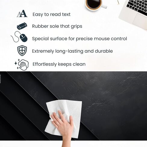 Trading Mouse Pad Large 'Rules of Money' Desk Mat, Stock Market Day Trader Gift, Desk Matt for Desktop, 12 Financial Education and Wealth Building Principles in Kuwait