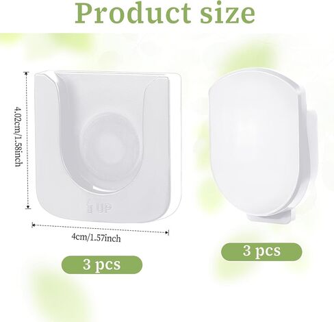 Magnetic Remote Control Holder Wall Mount, 3Pcs Self Adhesive Remote Control Caddy, Upgrade TV Remote Organizer for TV, Air, Fan Conditioner Remote Controls No Drilling in Saudi Arabia