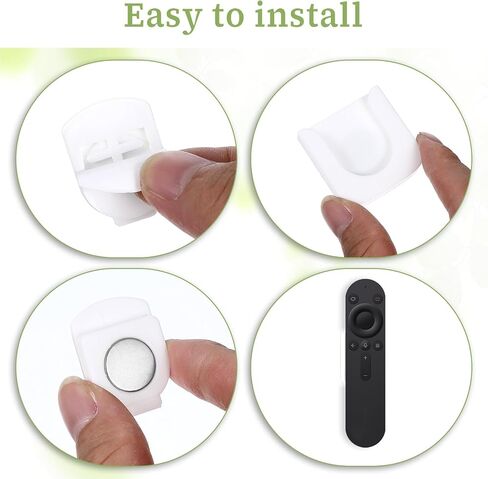 Magnetic Remote Control Holder Wall Mount, 3Pcs Self Adhesive Remote Control Caddy, Upgrade TV Remote Organizer for TV, Air, Fan Conditioner Remote Controls No Drilling in Saudi Arabia
