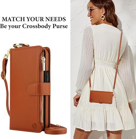 بالنسبة إلى iPhone 15 Plus و iPhone 14 Plus Wallet مع حامل بطاقة حظر RFID وحزام معصم حزام الكتف ، وحالة محفظة رنين أنيقة لـ iPhone 15 Plus و 14 Plus 6.7 '، Red in Kuwait