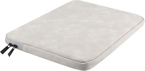 Megoo 15" Laptop Sleeve Case Soft PU Leather Carry Case(Light Gray) in Saudi Arabia