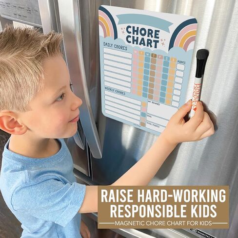3 Greenery Dry Erase Chore Chart for Kids Multiple Kids - Kids Chore Chart Kids Chart, Chores Chart for Kids Multiple Kids, Magnetic Chore Chart for Kids, Chore Chart Adults, Chores Chart for Teens in Saudi Arabia