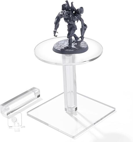 Kalami Flying Mini Combat Riser for DND with 1" Base, Acrylic Flight Stand for Miniature Characters in Tabletop RPG Terrain in Kuwait