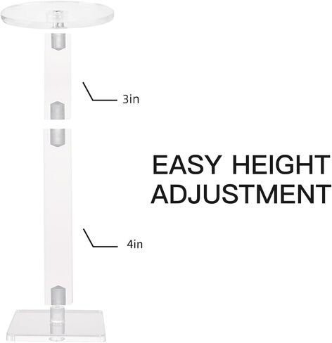 Kalami Flying Mini Combat Riser for DND with 1" Base, Acrylic Flight Stand for Miniature Characters in Tabletop RPG Terrain in Kuwait