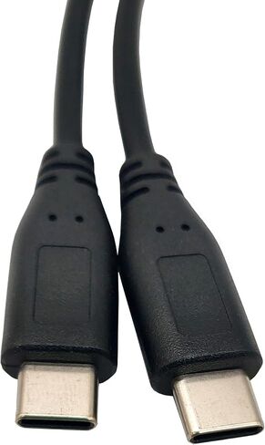 Qaoquda USB C فاصل شحن الكابل ، 1 قدم USB النوع C أنثى إلى 2 USB ثنائي النوع C الذكور y splitter امتداد الشحن (فقط للشحن) in Kuwait