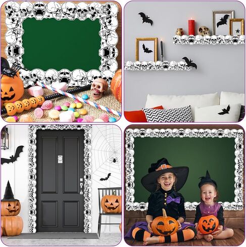 Monster Bulletin Board Borders, 65.6Ft Cute Monster Scalloped Border Classroom Decorations Funny Monster Border Trim for School Classroom Chalkboard Wall Whiteboard Halloween Holiday Party Decor in Kuwait