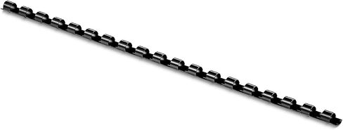 Staples 5/8" Plastic Binding Spine Comb, 120 Sheet Capacity, Black, Pack of 25 Combs in Saudi Arabia