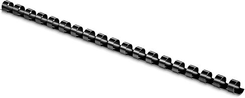 Staples 5/8" Plastic Binding Spine Comb, 120 Sheet Capacity, Black, Pack of 25 Combs in Saudi Arabia