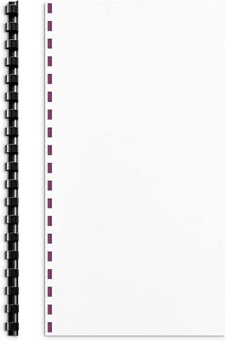 Staples 5/8" Plastic Binding Spine Comb, 120 Sheet Capacity, Black, Pack of 25 Combs in Saudi Arabia