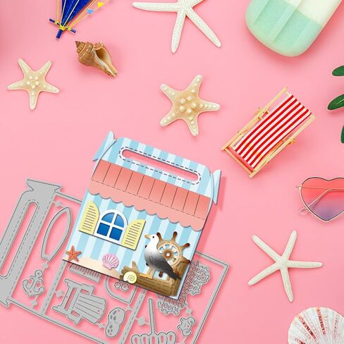المخلوقات البحرية Globleland قطع يموت من أجل DIY Scrapbooking Metal Summer Ocean موضوع يموت المحيط حيوانات Octopus Seahorse Die Cuts لصنع البطاقات. in Saudi Arabia