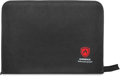 Fireproof Document Box with Lock,File Safe Bag for Home,Multi-Layer Important Document Organizer,Office Paper Storage File Folder Box for Laptop Certificates Passport,Portable Waterproof in Saudi Arabia
