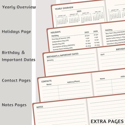 2025-2028 Pocket Monthly Planner ، 3 سنوات تقويم 2025-2028 ، 6.2 '× 3.6' '، التقويم الصغير 2025 ، 36 شهرًا من يوليو 2025-يونيو 2028 ، غلاف فني ، خلفي ، ورق سميك ، خفيف الوزن للحمل in Kuwait