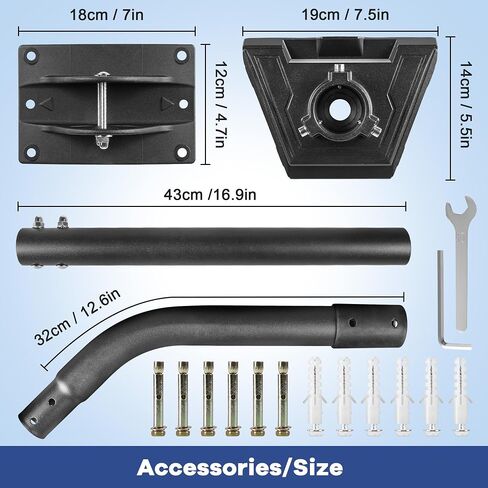 Starlink Gen 3 Mount - Heavy Duty Starlink Mounting Kit for Starlink V3 Weather-Resistant Easy to Install Perfect Fit for Home Roof Installation Ideal for Remote Areas Farms and Construction Sites in Saudi Arabia