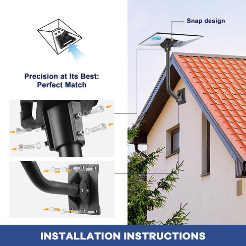 Starlink Gen 3 Mount - Heavy Duty Starlink Mounting Kit for Starlink V3 Weather-Resistant Easy to Install Perfect Fit for Home Roof Installation Ideal for Remote Areas Farms and Construction Sites in Saudi Arabia