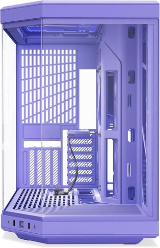 HYTE Y70 Touch Infinite Dual Chamber ATX Mid Tower حافظة جمالية حديثة مع شاشة لمس LCD مدمجة 2.5K - أسود in Kuwait