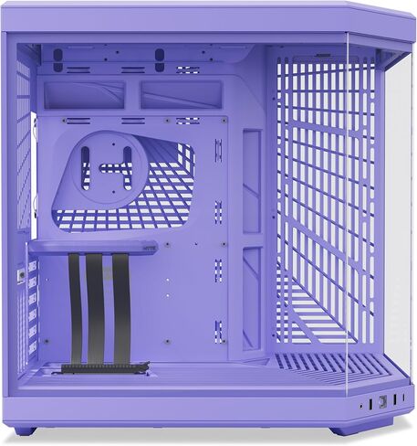 HYTE Y70 Touch Infinite Dual Chamber ATX Mid Tower حافظة جمالية حديثة مع شاشة لمس LCD مدمجة 2.5K - أسود in Kuwait