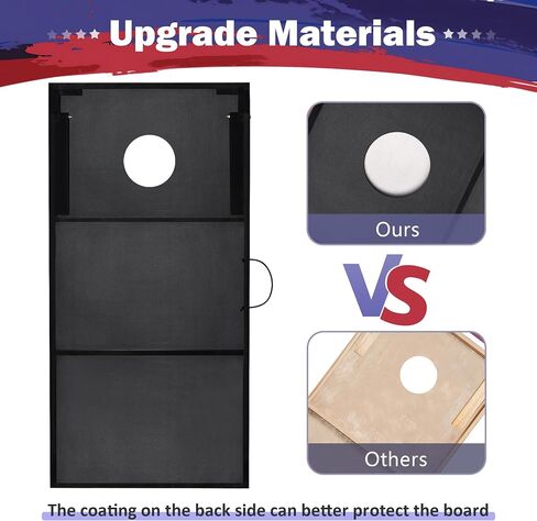 Cornhole Board Set Outdoor Game-Includes 2 MDF Wood Boards 4x2 Feet, Set of 8 Corn Hole Bean Bag Corn Hole Set in Saudi Arabia