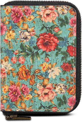 maogoam for MagSafe Wallet Women, Zipper Magnetic Cards Holder Wallet, Stronger Magnetic Wallet for iPhone 16/15/14/13/12, Leather Wallet Fit 5-7 Cards and Cash, Coin, RFID Blocking, Gerbera in Kuwait