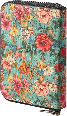 maogoam for MagSafe Wallet Women, Zipper Magnetic Cards Holder Wallet, Stronger Magnetic Wallet for iPhone 16/15/14/13/12, Leather Wallet Fit 5-7 Cards and Cash, Coin, RFID Blocking, Gerbera in Kuwait