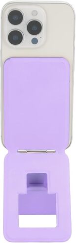 Phone Stand, Magneitc Phone Tripod Stand for iPhone 16/15/14/13/12, Portable Foldable Design, Angle Adjustment, Purple in Kuwait