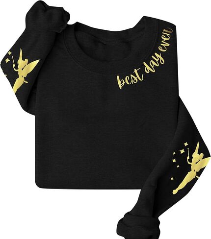 MYHALF Magical Shirt for Women Magic Kingdom Sweatshirt Best Day Long Sleeve Shirts Family Vacation Pullover Tops in Saudi Arabia