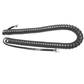 The VoIP Lounge 9 Foot Short Handset Receiver Curly Cord for Avaya IX J100 Series IP Phone J129 J139 J169 J179 Gray