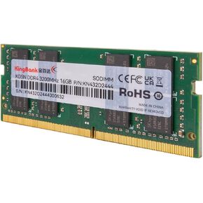 Computer Notebook Memory Ram DDR4 16GB 3200MHZ CL22 1.2V SODIMM for Laptop Gaming/Office/PS