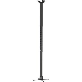 Projector Mount, 42.5 inch to 59 inch Adjustable Height ,Universal Full Motion Ceiling Bracket 22lb Max Weight and Extendable Arms Tilt Rotating Swivel Mount for Home and Office Projector Black