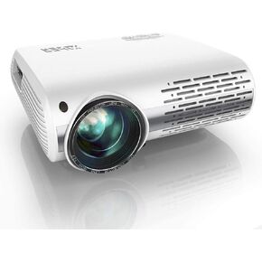 [Auto Focus & Keystone/4K Support] Yaber U11 Smart Projector with Built-in Apps & Wi-Fi 6, 450 ANSI, Dual Stereo Speakers, Bluetooth 5.0 | Instant Setup for Home & Outdoor Movies