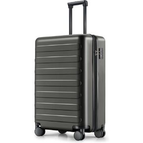 Carry on Luggage 22 X 14 X 9 Airline Approved, 20 Inch Luggage for 3-5 Days Travel, Double Spinner Wheels, 100% Hardshell PC, TSA Lock (Black color, Carry-on-38L-20)