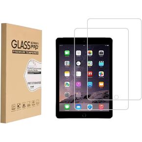 Design for Apple 9.7" iPad 6th / 5th / iPad Air 2 / iPad Air 1 Tempered Glass Screen Protector, Anti Scratch, Bubble Free,High Definition（2 Pack）
