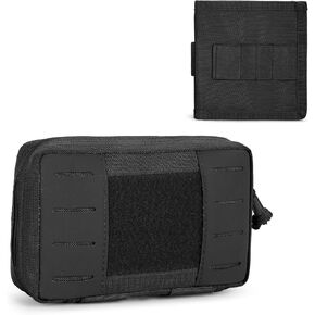 CamGo Tactical Molle Admin Pouch Military EDC Utility Bag Horizontal Modular Pouches with Removable Inner Accessory Pockets
