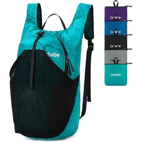 15L Small Packable Lightweight Backpack Hiking Daypack Water Resistant Foldable Outdoor Camping Travel Bag for Women Men