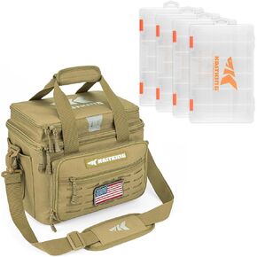 KastKing (4)3600 Tackle Boxes with Removable Dividers & Karryall Fishing Tackle Bags for Saltwater or Freshwater Fishing