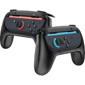ProCase 2 Pack Joy-Con Controller Hand Grips for Nintendo Switch 2 2025 Released, Wear-Resistant Comfort Handles Holder for Joy Cons