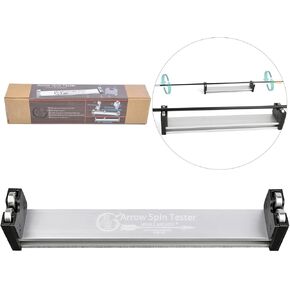 ZSHJGJR Arrow Spinner Inspector - Arrow Straightness Detector Tool for Aluminum Alloy/Carbon/Glass Fibre Feather & Broadheads Arrows Balance Check Accessory