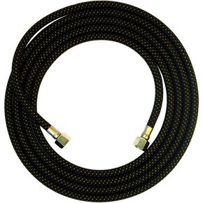 Paasche Airbrush HL-3/16-10, 10' Braided Air Hose, Black & Yellow