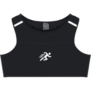 Running Vest Chest Running Sport Gear for Outdoor Sports Gym Sports Bra Vest with Reflective Strip for Men Women