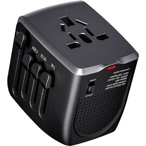 Travelconverter Adapter Voltage Converter That Steps Down 230 Volts to 120 Volts for use in Over 200 Countries,Including The U.S., U.K., Europe, and Australia