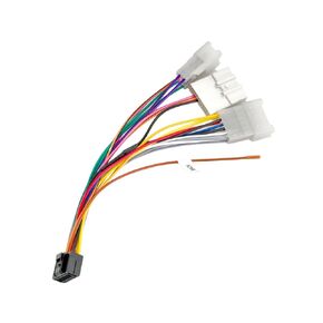 Car Stereo Radio Wiring Harness for 2012-Below Toyota Camry Corolla RAV4 Prado Fortuner Highlander Tundra Yaris, 16PIN Power Cable Adapter Power Cable for Toyota