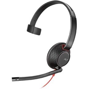 Plantronics Blackwire C5210 Headset - Mono - USB Type C - Wired - 20 Hz - 20 kHz - Over-The-Head - Monaural - Supra-Aural - Noise Cancelling Microphone