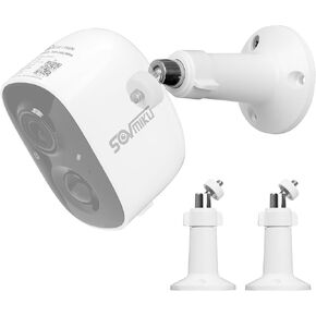 Vicohome Týr T1 1/4-inch Male Mount Bracket, 360° Adjustable for Security Camera Solar Panel Action Camera Mini Projectors Spotlight, Indoor Outdoor, Strength Plastics, Maximum Load: 4kg, 2 Pack White