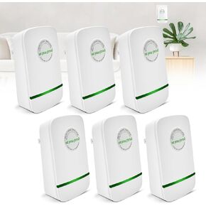 Energy Saving Device, Stopwatt Electricity Saving Device Save Electricity, Energy Power Saver, Stop Watt Electricity Saving Box with Us Plug 90v-250v 30kw, 6 Pack